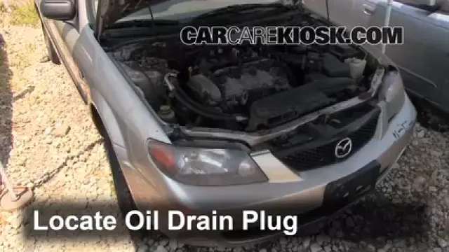 2002 Mazda Protege ES 2.0L 4 Cyl. Aceite Cambiar aceite y filtro de aceite